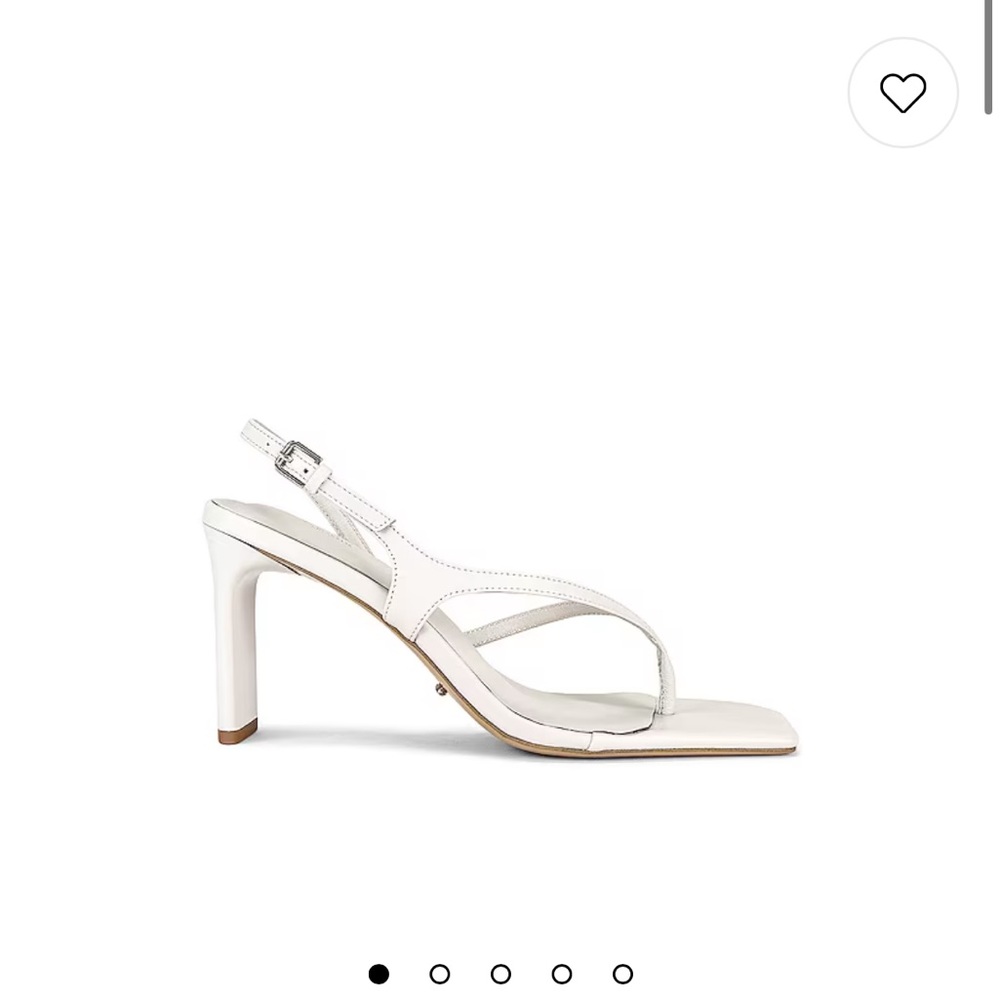 White tony bianco heels